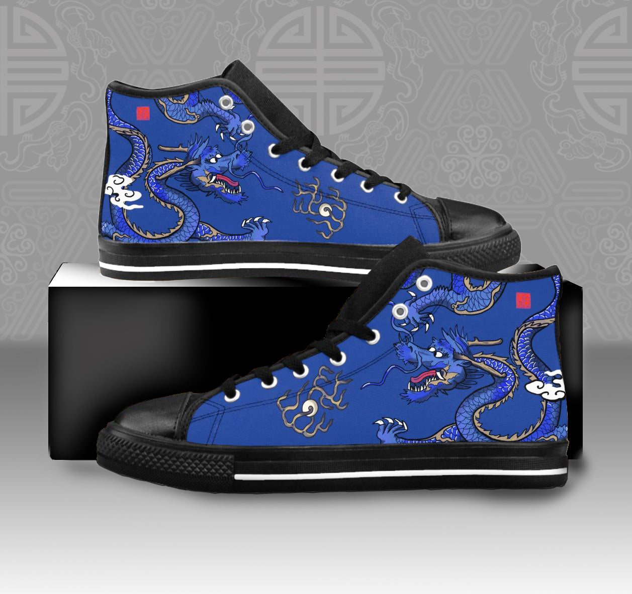 Chinese Dragon store Print Sneakers